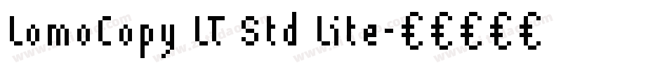 LomoCopy LT Std Lite字体转换